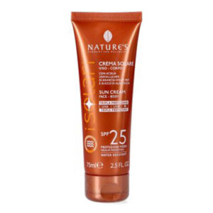 NATURE'S Crema Solare Viso Corpo SPF 25 travel size