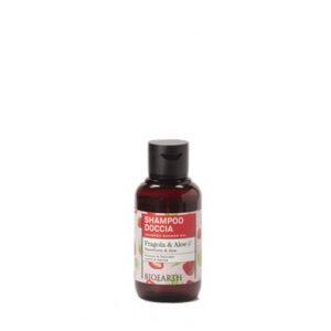 BIOEARTH Shampoo Doccia Fragola & Aloe travel size