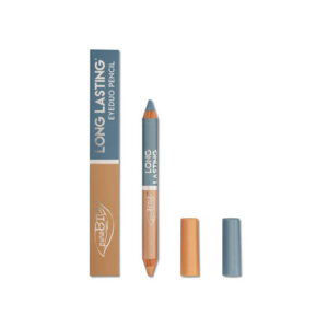 PUROBIO Long Lasting 101L Eyeduo Pencil - Matitone Ombretto Duo Carta da Zucchero e Madreperla